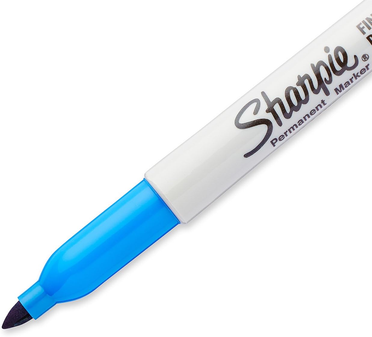 Sharpie Permanent Markers, Fine Point, Black, 12 Count