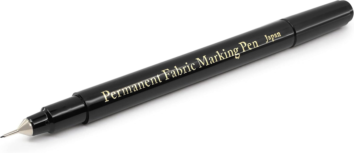 Dritz 3087 The Fine Line Permanent Fabric Marker, Black, 8.5 x 2.88 x 0.38