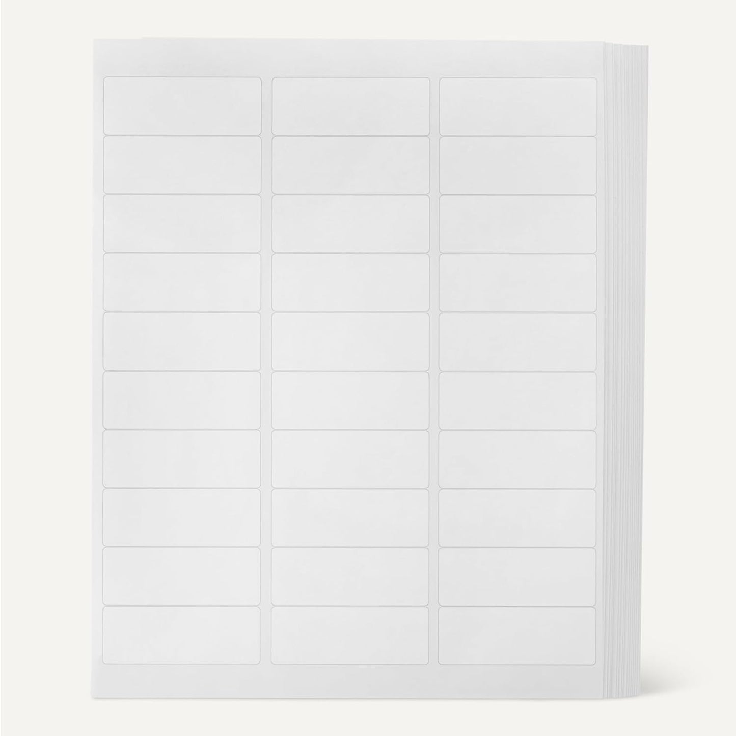 Amazon Basics Printable Address Labels, White, 1" x 2-5/8", 3000 Blank Mailing Labels
