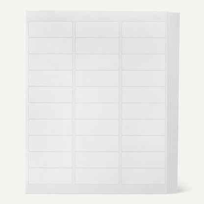 Amazon Basics Printable Address Labels, White, 1" x 2-5/8", 3000 Blank Mailing Labels