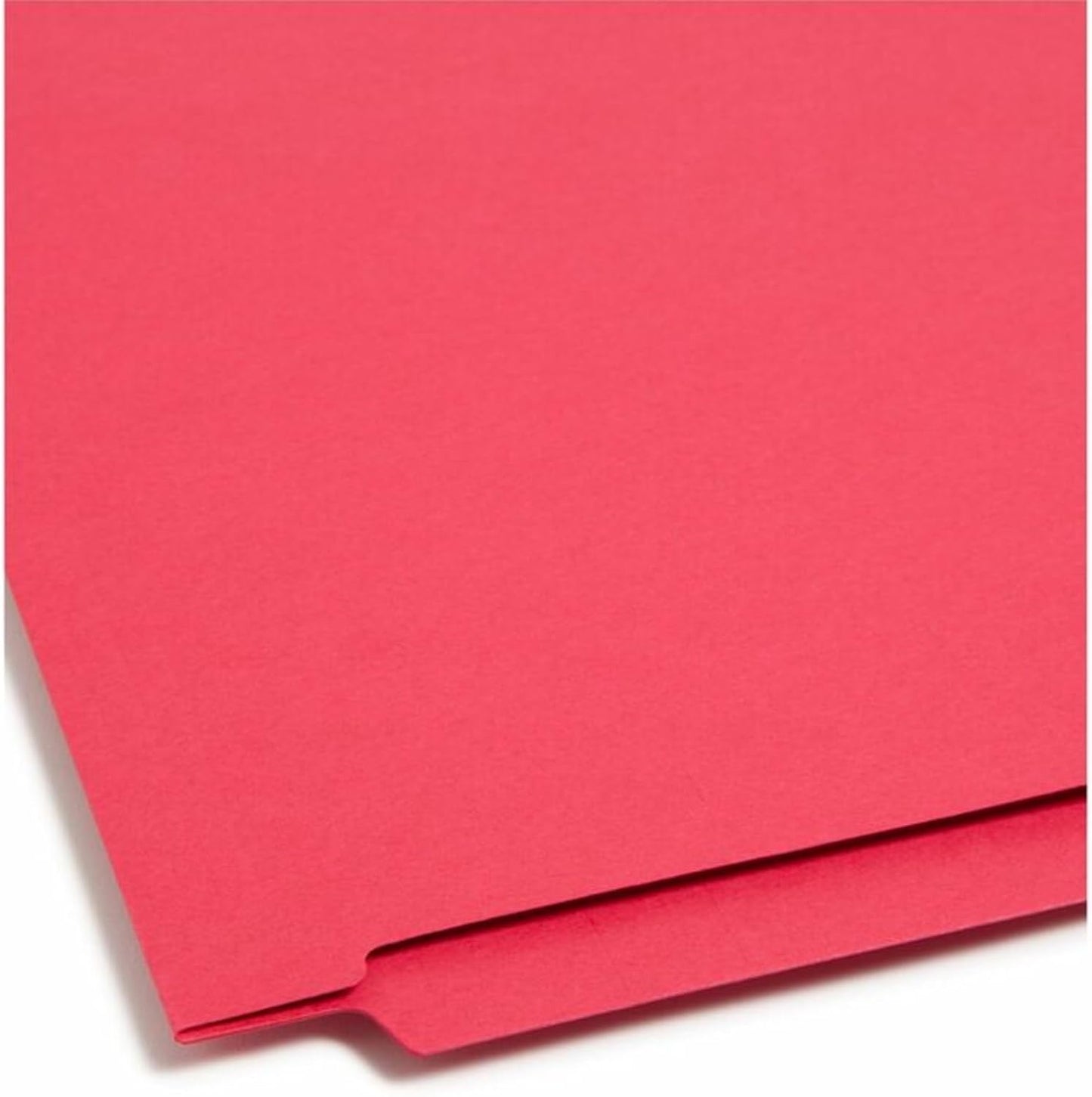 Smead Heavyweight End Tab Fastener File Folder, Shelf-Master® Reinforced Straight-Cut Tab, 2 Fasteners, Letter Size, Manila, 50 per Box (34215)
