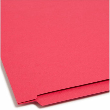 Smead Heavyweight End Tab Fastener File Folder, Shelf-Master® Reinforced Straight-Cut Tab, 2 Fasteners, Letter Size, Manila, 50 per Box (34215)