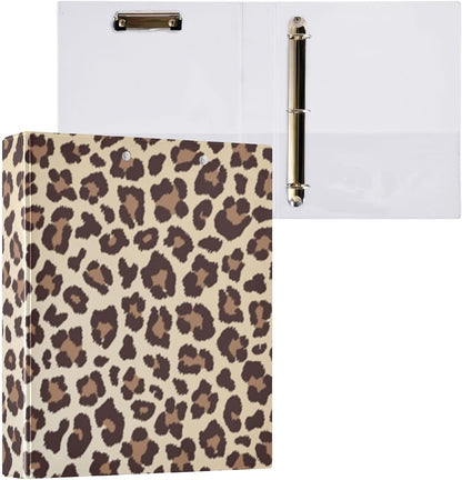 ALAZA Brown Forest Camo Camouflage 3 Ring Binder 1.5 Inch Three Ring Office Binders w/clipboard & 3 Pockets, Hold 200 Sheets, 1 pc
