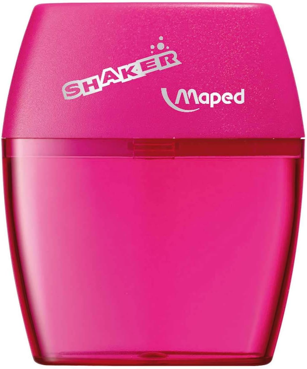 Maped Shaker 2-Hole Pencil Sharpener - 20-Pack - Precise Sharpening - Durable & Portable - Compact Design, Steel Blades - Ideal for Students