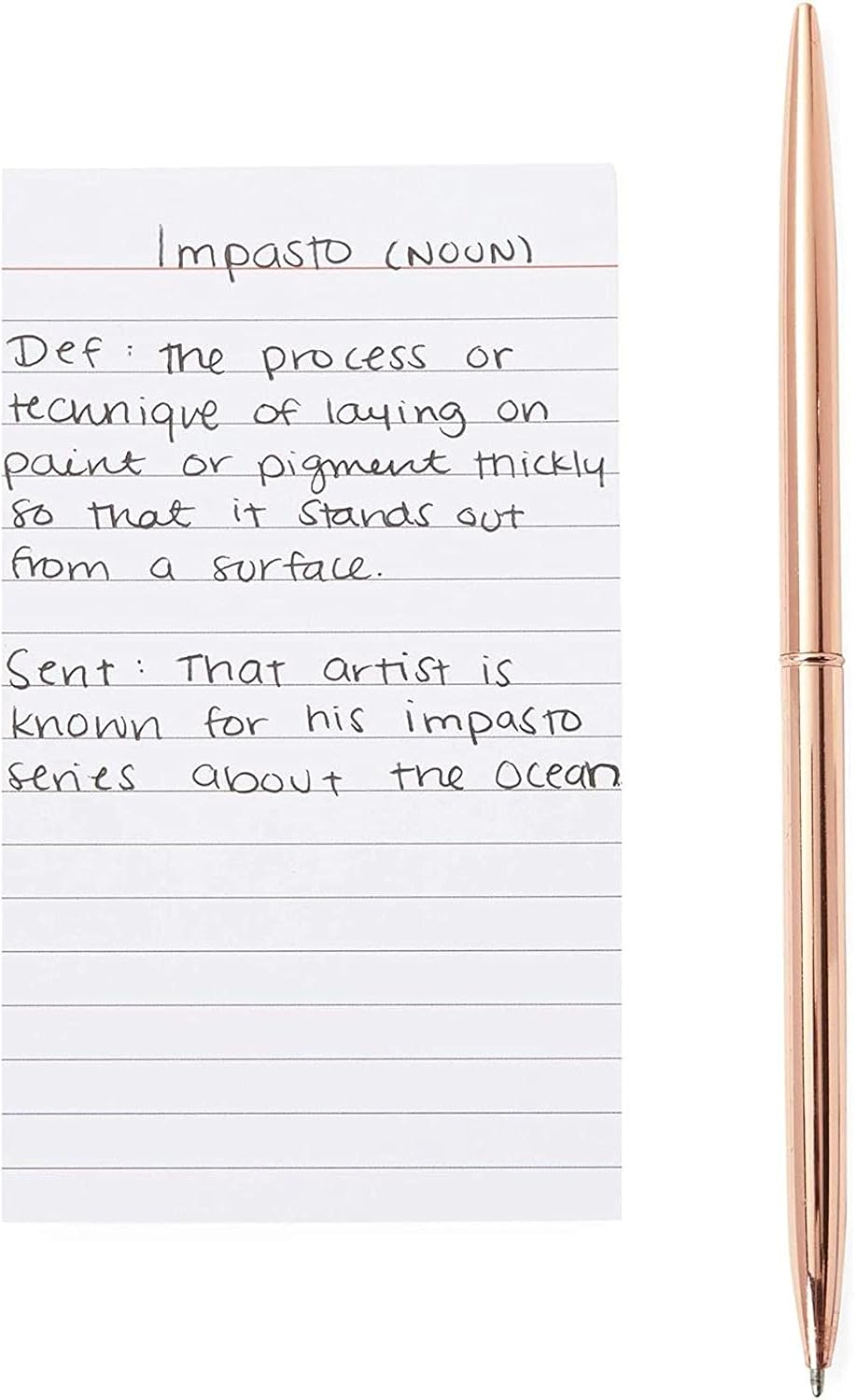 Okuna Outpost 300 Pack Vertically Ruled Index Cards - Lined Paper Vertical NoteCards - Portrait Style (3 x 5 In)