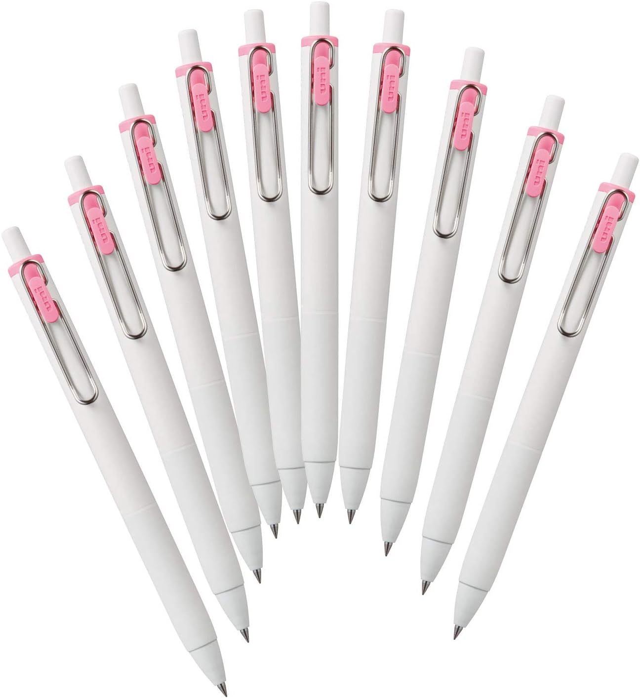 Mitsubishi Pencil Uni-Ball One Gel Ballpoint Pen Refill, 0.38, Black, 10 Pieces, Hako UMR38S.24