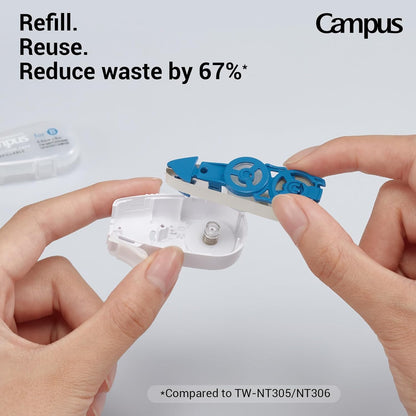 KOKUYO TW-NT305X3 Correction Tape for Campus Notes, For B Rule, 19.8 ft (6 m), Blue, Pack of 3
