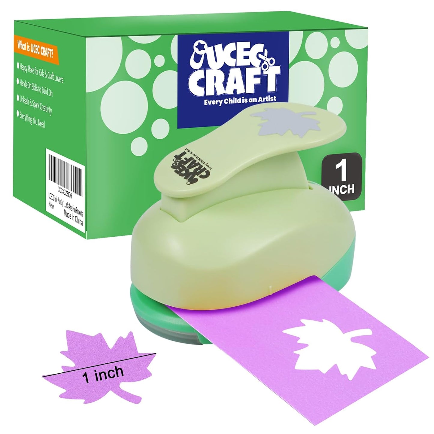 UCEC 2 Inch Circle Punch, Paper Punch, 2 Inch Hole Punch, Circle Hole Punch Cutters for Paper Crafts DIY Handmade Crafting Scrapbook Tools Cards Arts Fun Projects