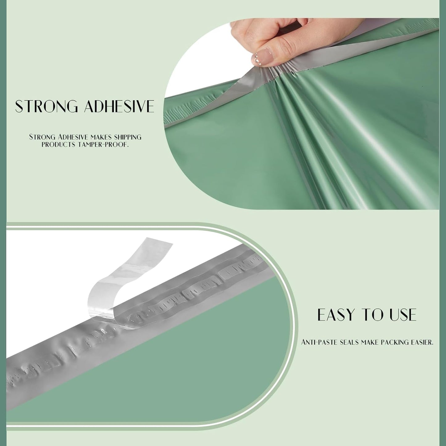 Metronic Poly Mailers 10x13 300 Pcs, Small Shipping Bags for Clothes, Shipping Envelopes for Small Business, Strong Adhensive Mailing Bags, Haze Blue