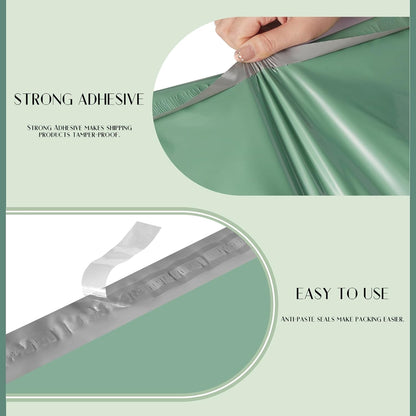 Metronic Poly Mailers 10x13 300 Pcs, Small Shipping Bags for Clothes, Shipping Envelopes for Small Business, Strong Adhensive Mailing Bags, Haze Blue