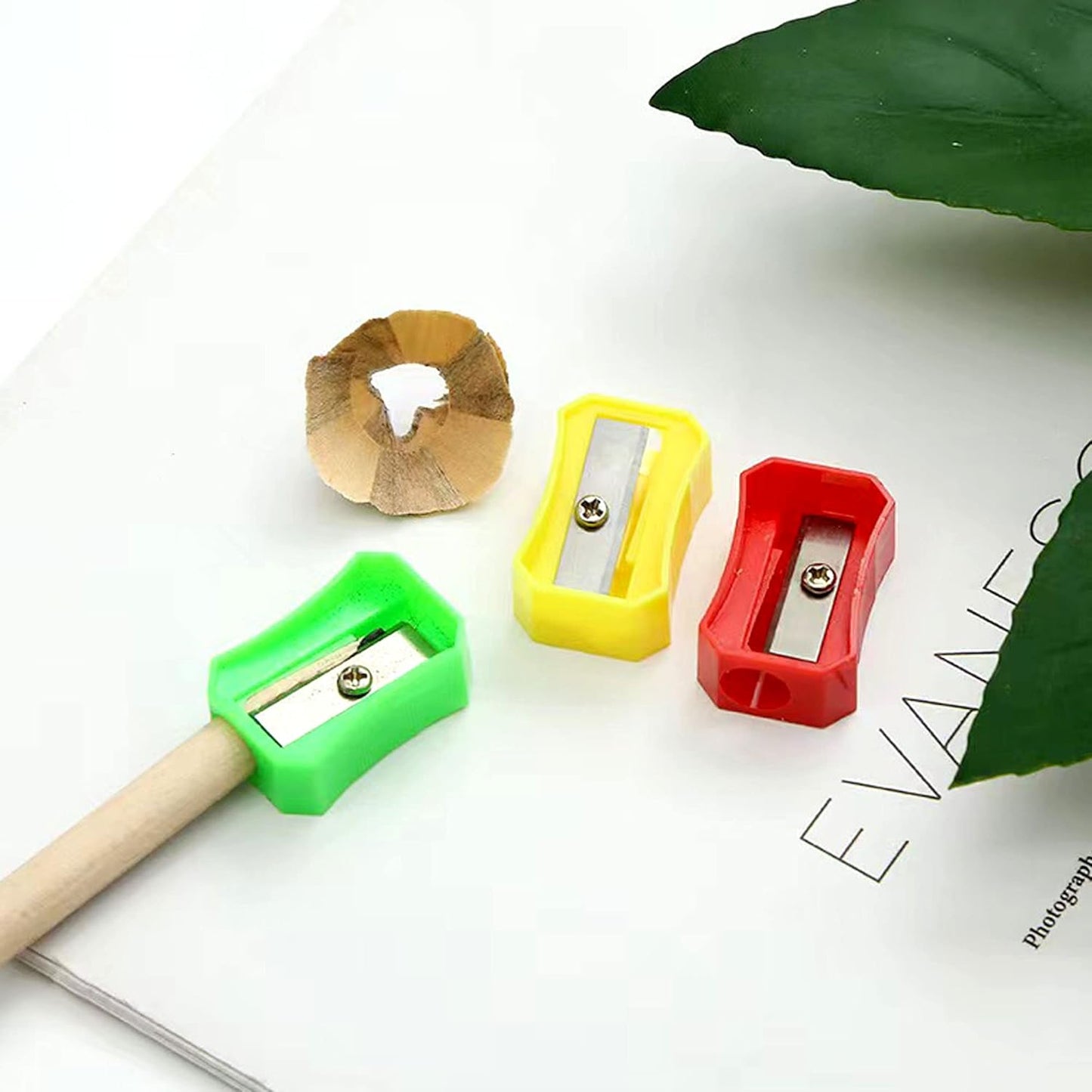 Buspoll 10 Stick HB Pencils Unpainted Natural Wood Grain Triangular for Kids Stationery