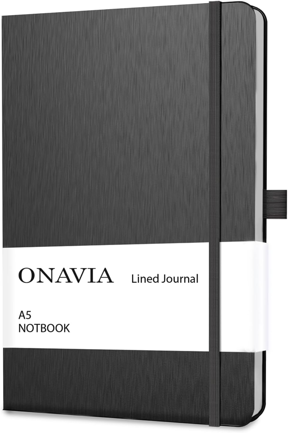 ONAVIA A5 College Ruled Notebook 3 Pack, Hardcover Lined Journals for School Notes, Study, Homework, Class Writing and Journaling, 160 Pages (80 Sheets), 5.8 x 8.3 in, Pink
