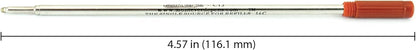 Monteverde USA Soft Ballpoint Refills to Fit Cross Pens, Medium Point, Green Ink, 2-Pack – Bold and Smooth Writing Solution