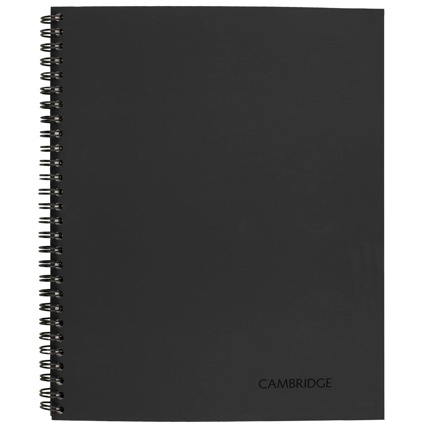 Cambridge Limited Business Notebook, Legal Ruled Paper, 8-1/4" x 11", 80 Sheets, Flexible Soft Touch Cover, Wirebound, Gray (06062)
