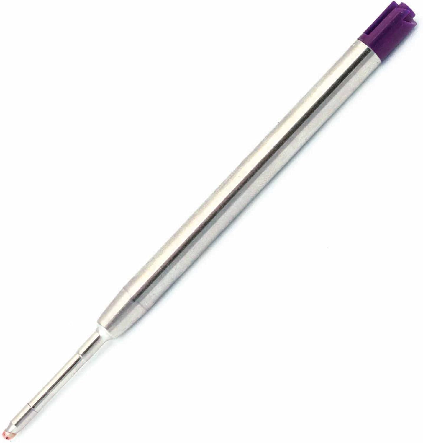Monteverde Soft Roll Ballpoint Pen Refills to Fit Parker-Style Pens, Medium Point, Brown, 2-Pack, Smooth Writing Technology for Parker, Conklin, Schmidt, and More