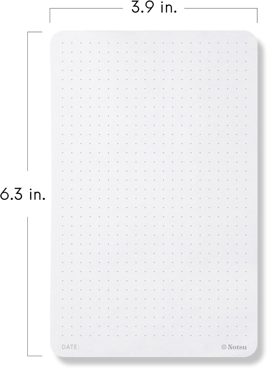 Notsu Graph Notepads 11 x 17 inch | Large Graphing Double Sided Drafting Pads with 1/4" Quad Grid Premium Thick Paper 120gsm