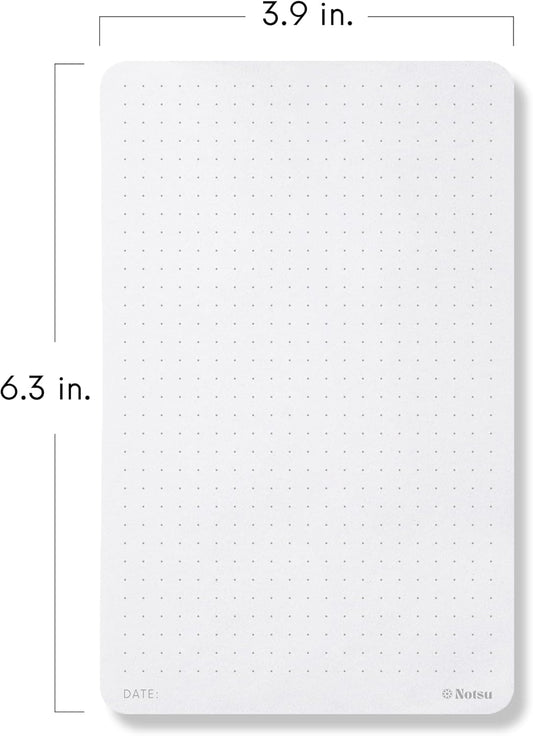 Notsu Graph Notepads 11 x 17 inch | Large Graphing Double Sided Drafting Pads with 1/4" Quad Grid Premium Thick Paper 120gsm