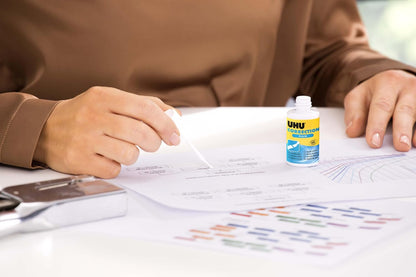 UHU Correction Fluid Water-Based 20 ml White Information Card