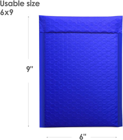 Metronic Bubble Mailers 6x10 Inch 100 Pack Black Usable Size 6x9" Opaque Padded Envelopes Waterproof Bubble Envelopes Cushioning Mailer for Small Business Mailing Makeup Jewelry Gifts