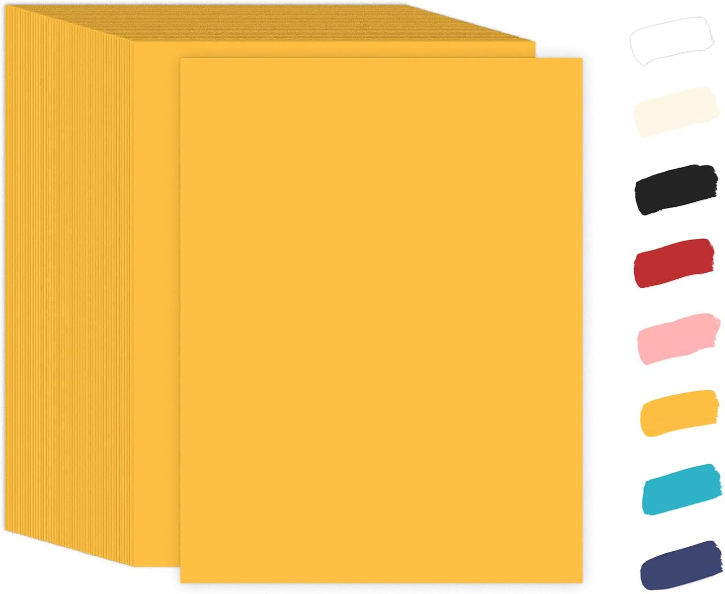 100 Sheets Cream Cardstock 8.5 x 11 Off White Card Stock,Goefun 65lb Ivory Paper Printer Paper for Cards Making, Office Printing, Wedding