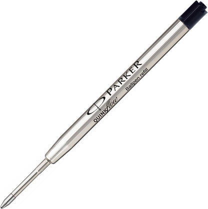 PARKER QUINKflow Ballpoint Pen Ink Refill, Medium Tip, Blue, 1 Count