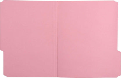 Amazon Basics Manila File Folders, Letter Size, 1/2 Tab in Left and Right Positions, 8.5" x 11", 36-Pack