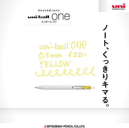 Mitsubishi Pencil Uni-Ball One Gel Ballpoint Pen Refill, 0.5, Black, 10 Pieces, Hako UMR05S.24