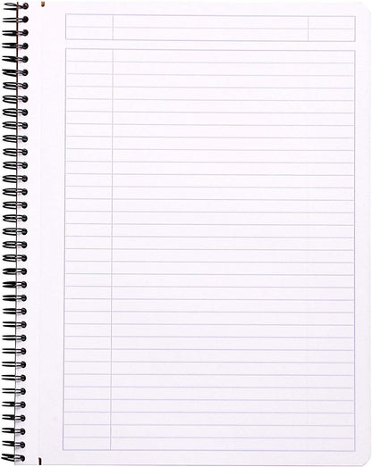 Rhodia Wirebound Notebooks - Lined w/ margin 80 sheets 8 1/4 x 11 3/4 in. - Black cover