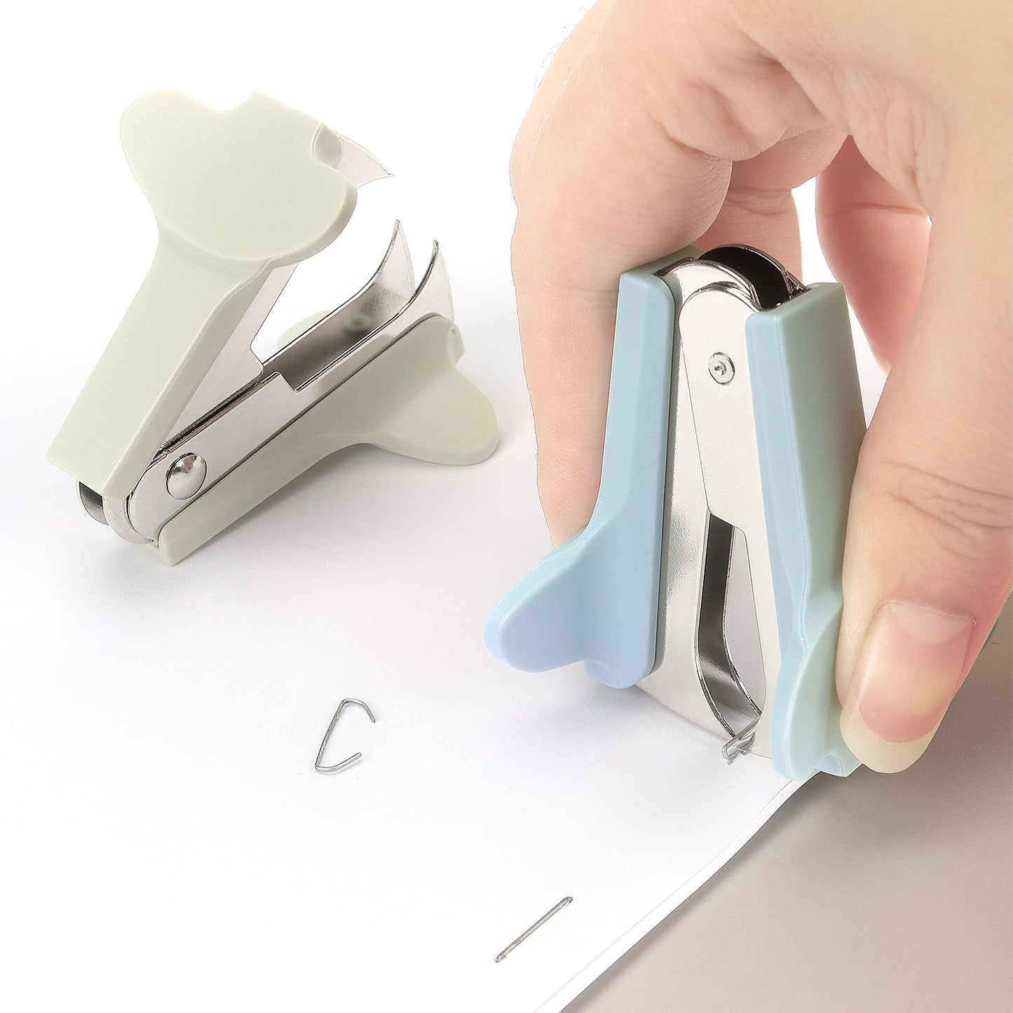 ZZTX 3 Pack Staple Remover Staple Puller Removal Tool for Home, School, Office (Pink, Blue, Purple)