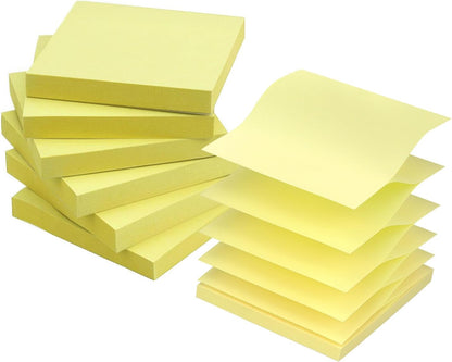 Early Buy Pop Up 3x3 Sticky Notes Self-Stick Notes 6 Pads, 6 Pastel Color, 100 Sheets/Pad