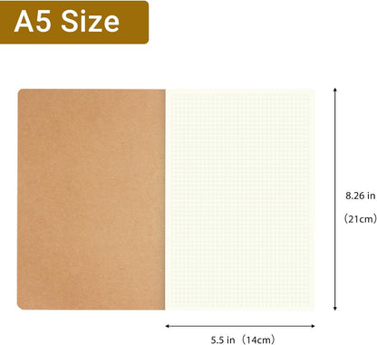 zmybcpack 12 Pack 8.5x11 inch Large Lined Notebook Journals Bulk, 32 sheets / 64 Pages, Sketchbook Composition Notebook Journals Subject Notebooks Planner for College Students Office