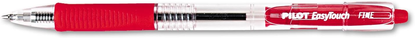 PILOT EasyTouch Refillable & Retractable Ballpoint Pens, Medium Point, Blue Ink, 12-Pack (32221)