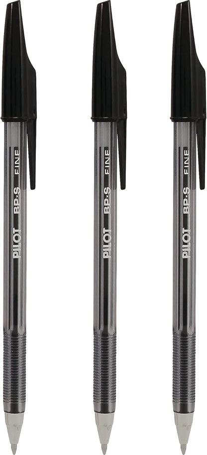 PILOT The Better Ball Point Pen Refillable Ballpoint Stick Pens, Fine Point, Blue Ink, 12-Pack (36011), Dozen Box (0.7mm - Fine)