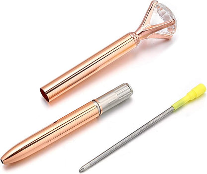 PASISIBICK 3.2 in Black Ink Ballpoint Pen Refills for Metal Diamond Pen(Pack of 20)