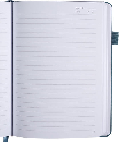 TIEFOSSI Lined Notebook, 100gsm Thick Paper, Hardcover College Ruled Journals for Women Men, 320 Numbered pages, for Travel, School and Office Use