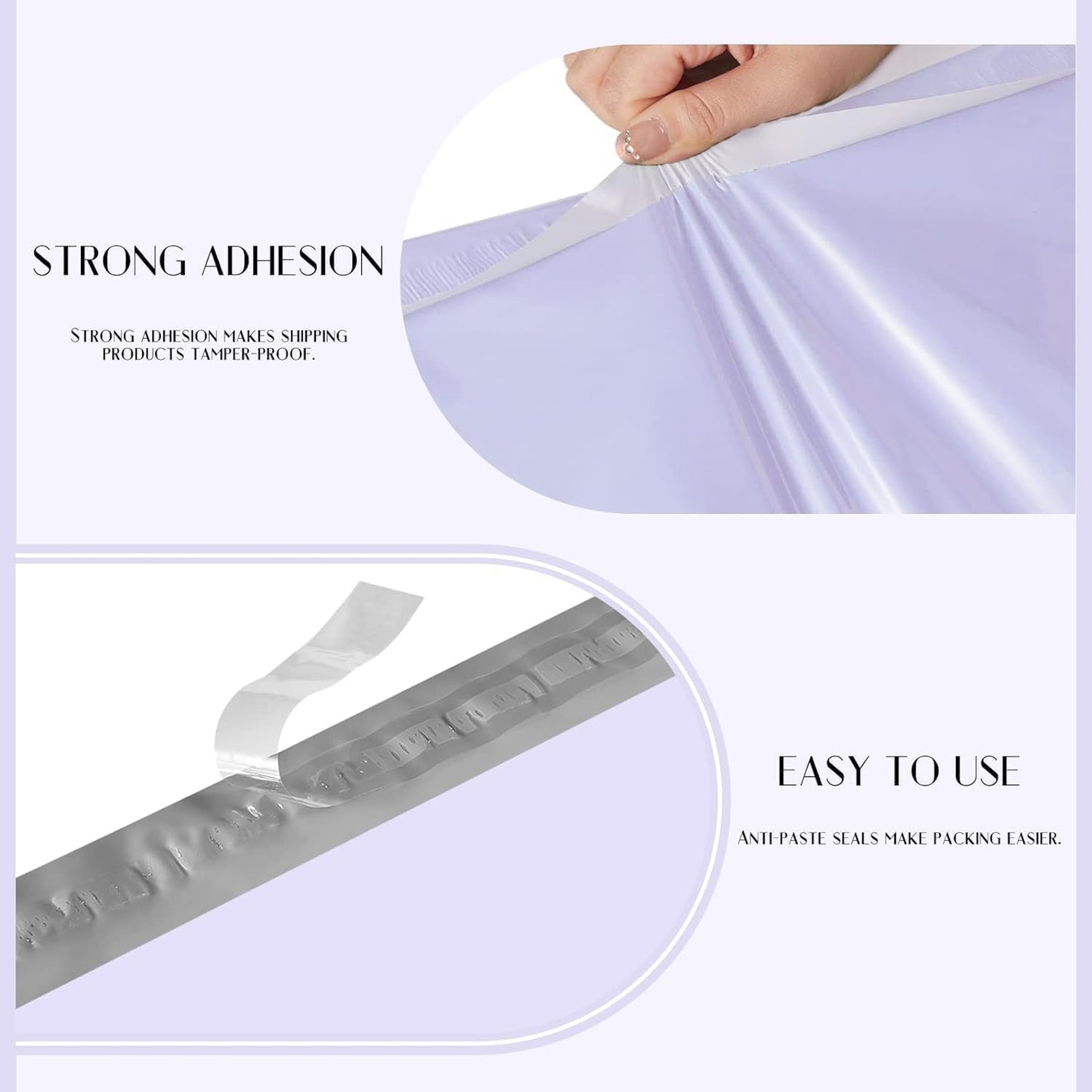 Metronic White Poly Mailers 14.5x19 100 Pack, Large Shipping bags Self-Seal Shipping Envelopes , Packaging Envelope for Small Business, Boutique, Clothing