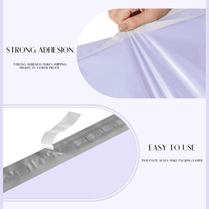 Metronic White Poly Mailers 14.5x19 100 Pack, Large Shipping bags Self-Seal Shipping Envelopes , Packaging Envelope for Small Business, Boutique, Clothing