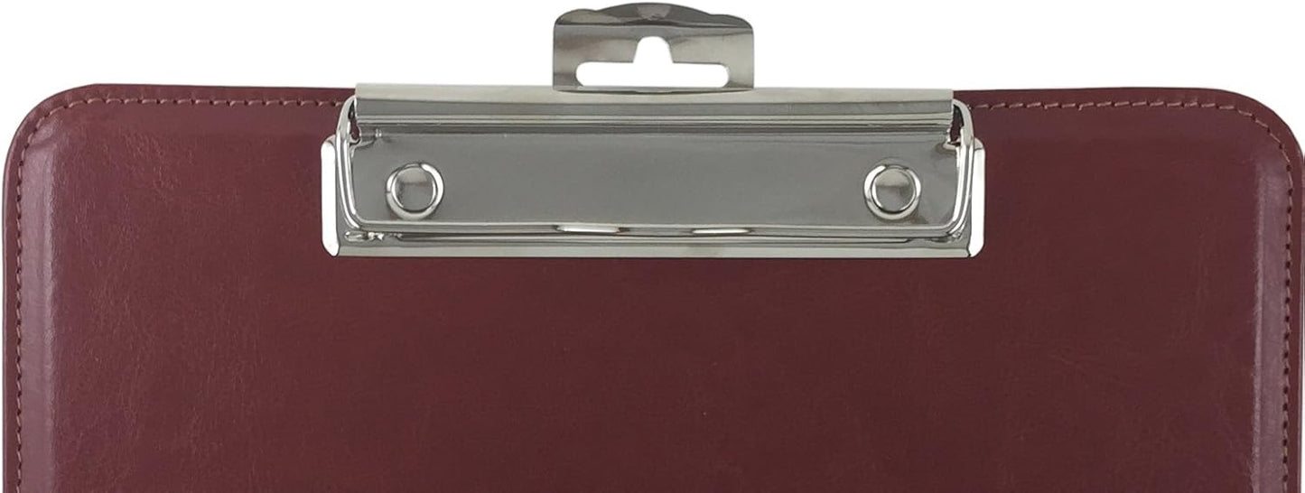 Trade Quest Clipboard Faux Leather Single (Chestnut Brown)