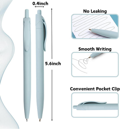BallPoint Pens, 50 Pack (BLACK Ink),Bulk Pens, Black Barrel,Click Pens for Office Home and School, Retractable Ballpoint Pens, Medium Point, 1.00MM (Black)