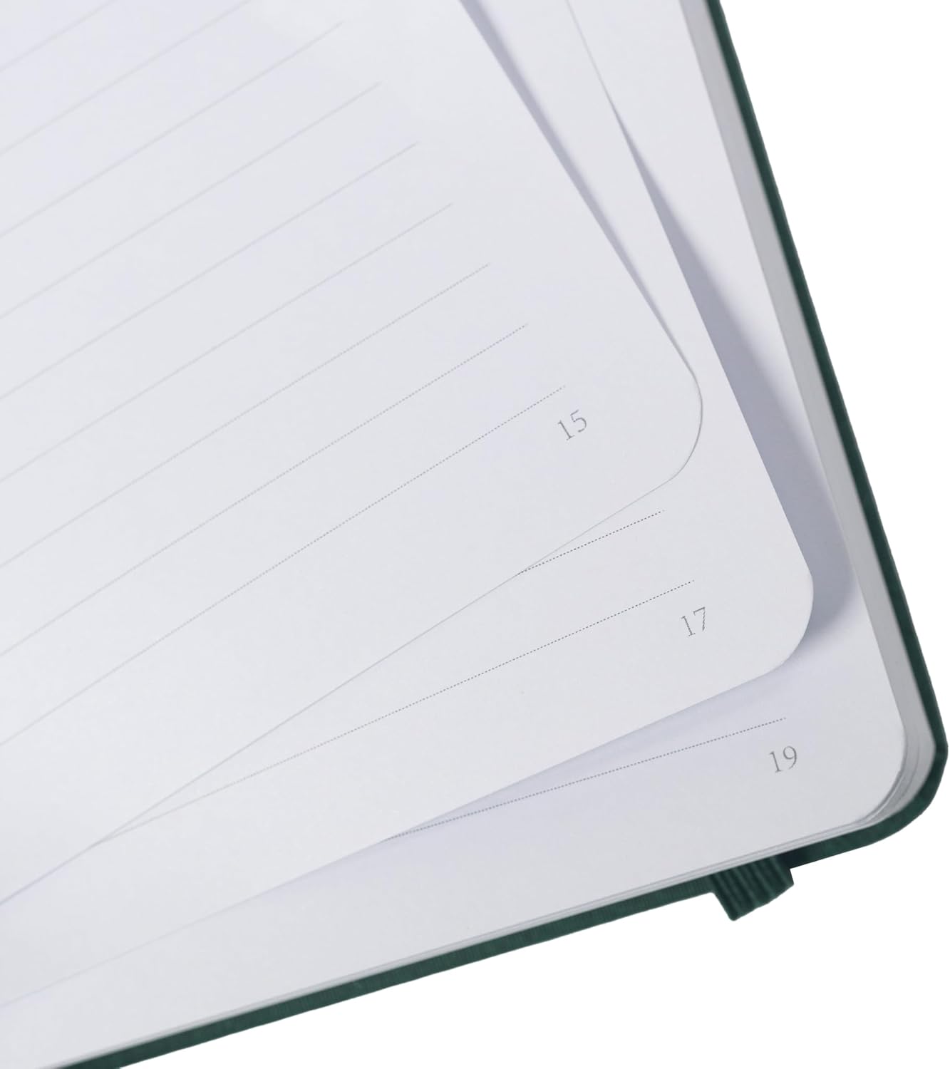 TIEFOSSI Lined Notebook, 100gsm Thick Paper, Hardcover College Ruled Journals for Women Men, 320 Numbered pages, for Travel, School and Office Use
