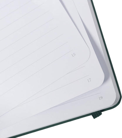 TIEFOSSI Lined Notebook, 100gsm Thick Paper, Hardcover College Ruled Journals for Women Men, 320 Numbered pages, for Travel, School and Office Use