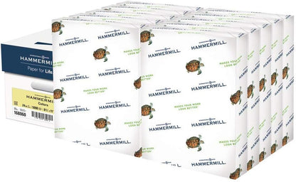 Hammermill Colored Paper, 24 lb Blue Printer Paper, 8.5 x 11 - Made in the USA, Pastel Paper, 103671R-1 Ream (500 Sheets)