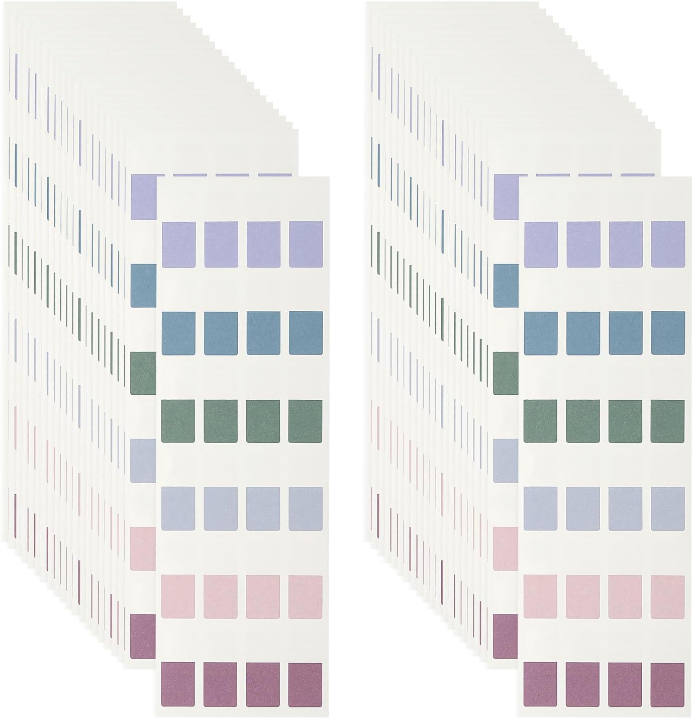 PATIKIL Clear Index Sticky Tabs, 480 Pcs Small Transparent Sticky Notes Bookmarks Planner Stickers Page Tabs for Office Notebooks File Folder Ledger Book, Gradient Pink