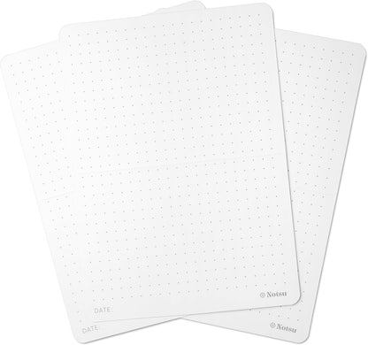 Notsu Dotted Index Cards 3x5 inch (Pack of 50) | Bullet Dot Grid Vertical Index Note Cards, Thick Paper Stock 350 gsm