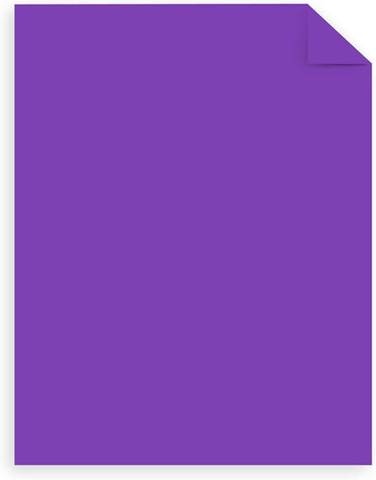 Astrobrights Mega Collection, Colored Paper, Ultra Purple, 625 Sheets, 24 lb/89 gsm, 8.5" x 11" - MORE SHEETS! (91691)