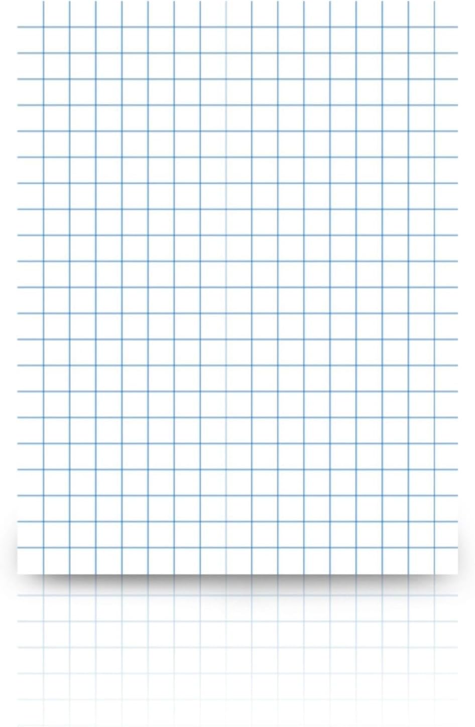 School Smart Double Sided Graph Paper, 8-1/2 x 11 Inches, 1/2 Inch Rule, White, Pack of 500 - 085279