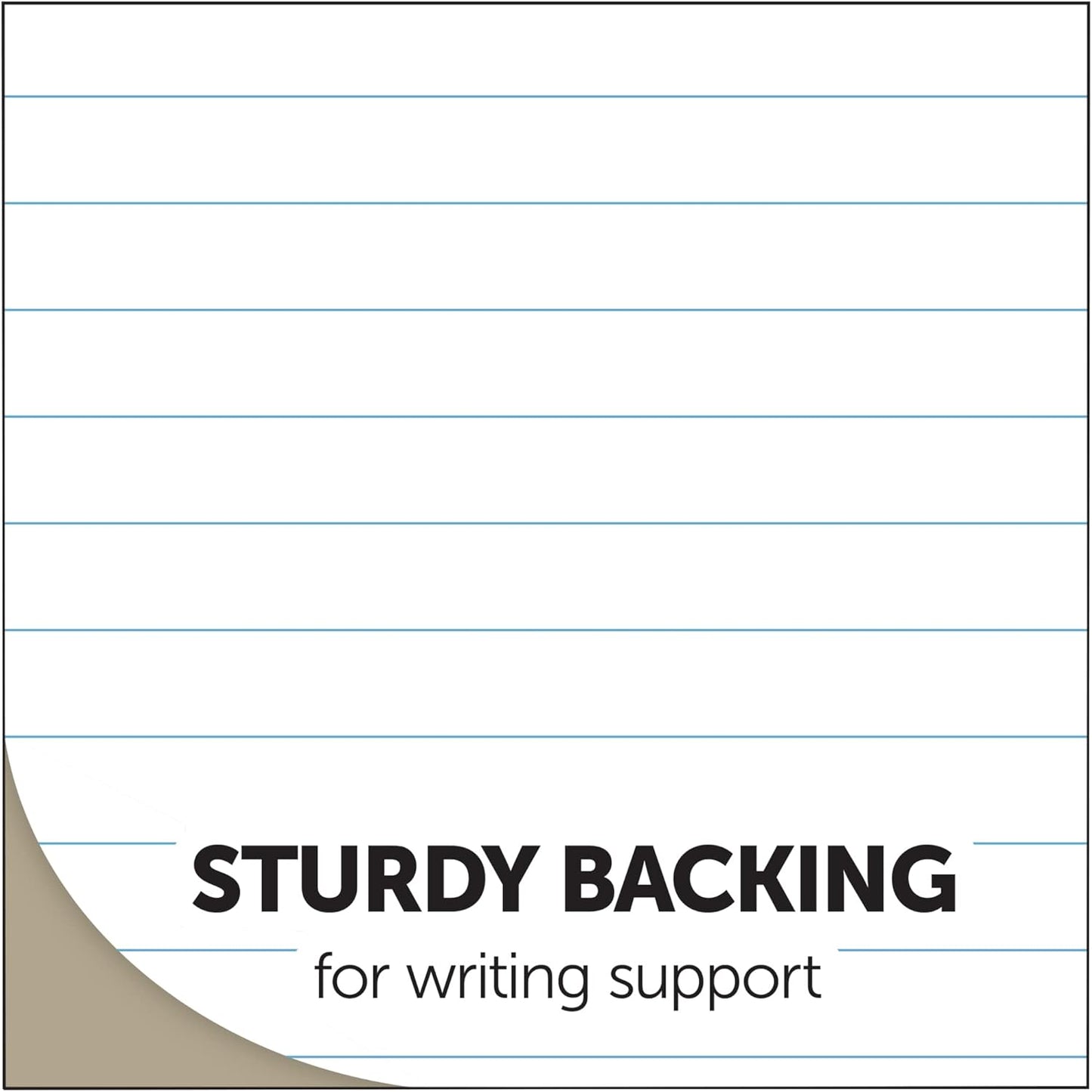Office Depot Glue-Top Writing Pads, 8 1/2in. x 11in., Legal Ruled, 50 Sheets, White, Pack Of 12 Pads, 99409