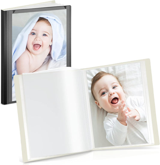 CRANBURY 9x12 Presentation Book (Black), 24-Pocket Folder with Clear Plastic Sleeves, Displays 48 Pages of 9 x 12 or A4 Documents, Certificates, Kids Art, Keepsakes, Acid-Free Portfolio Binder