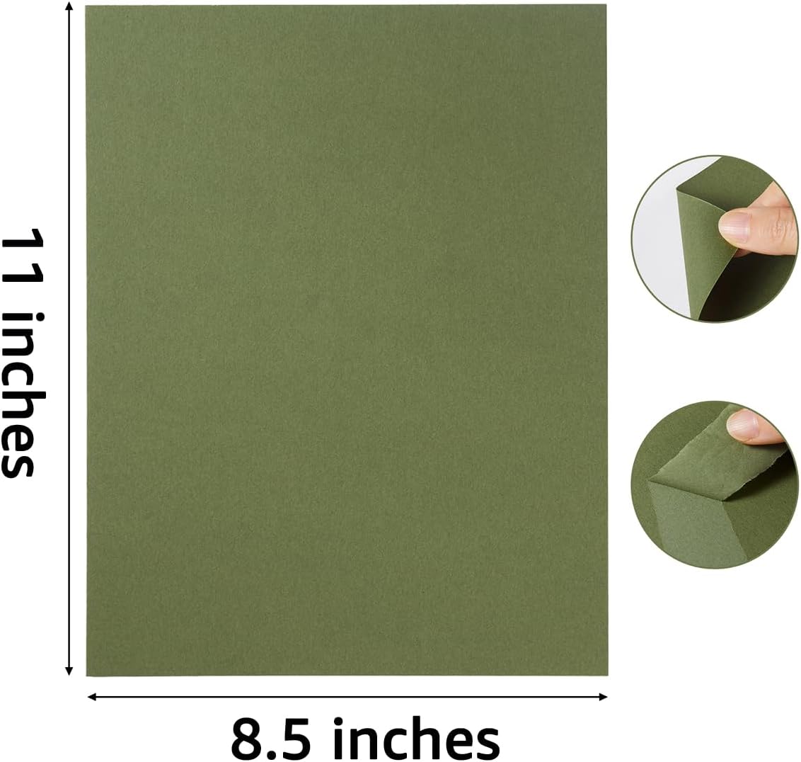 30 sheets Cardstock Paper 8 1/2 x 11 Inches for Crafts and Invitations (White/Red/Blue)