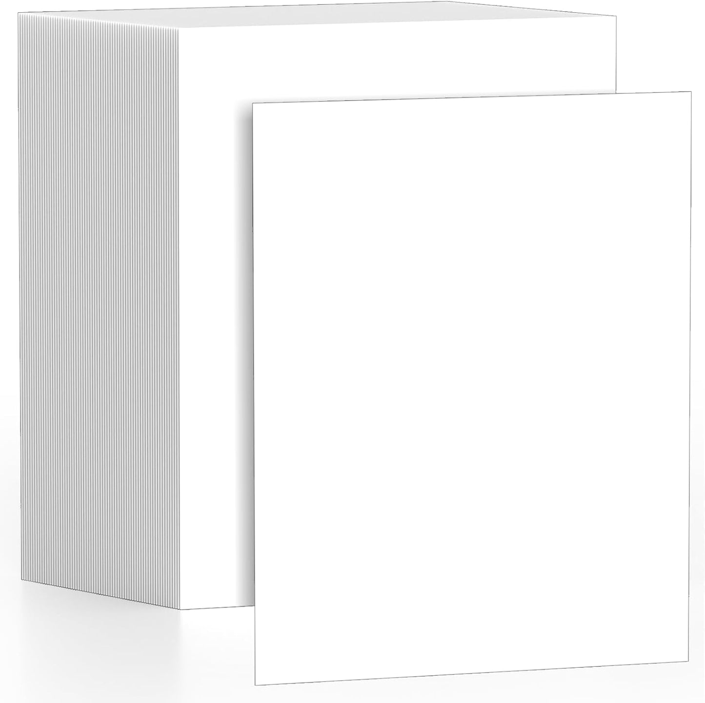 40 Sheets Cream Cardstock Paper 8.5 x 11, Ivory Cardstock Printer Paper 8.5x11, Off White Card Stock Paper 8.5 x 11, 200 GSM Construction Paper for DIY Cards, Greeting Cards, Wedding Invitations